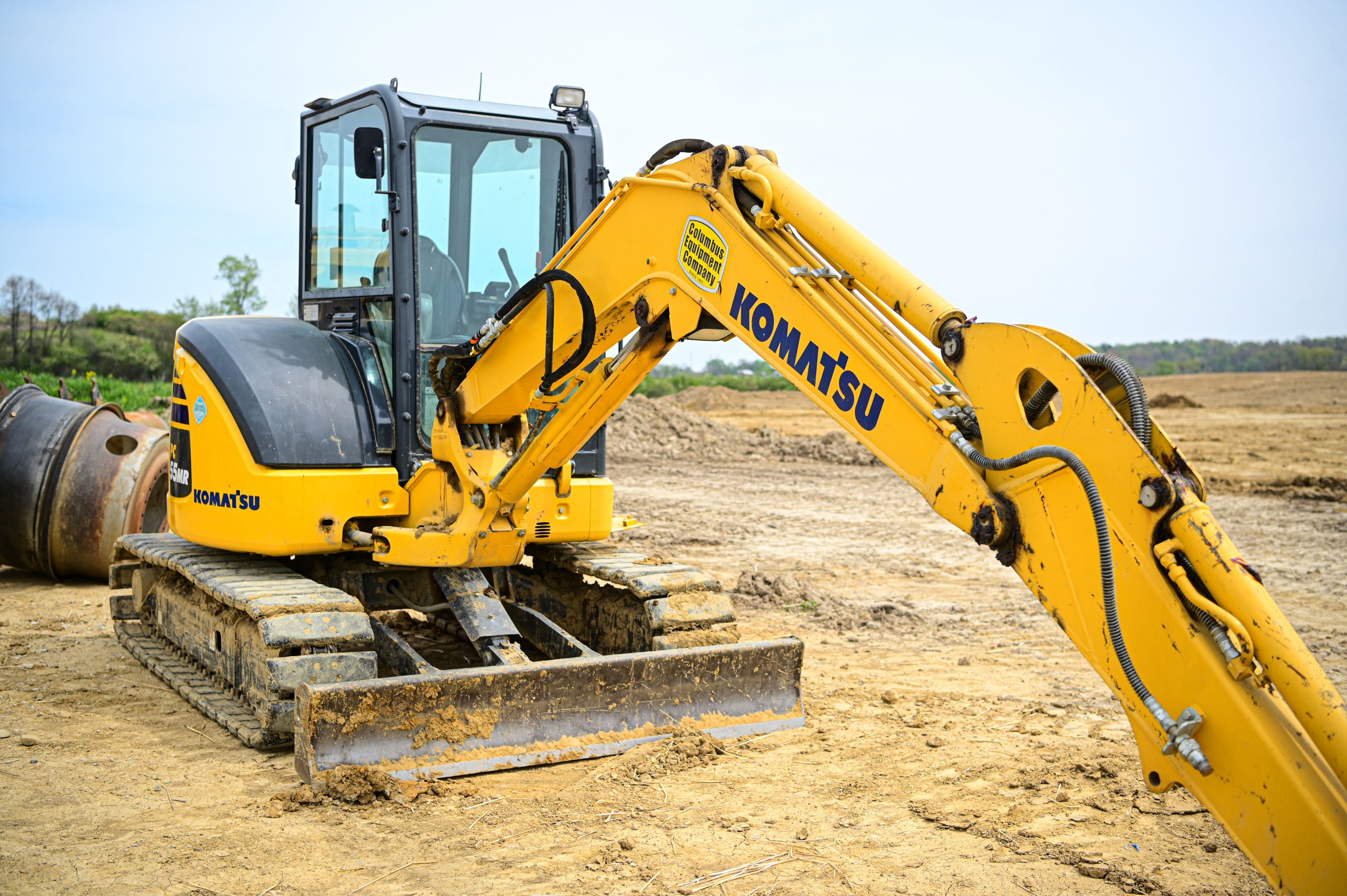 A heavy equipment operator whose job is working on a construction site