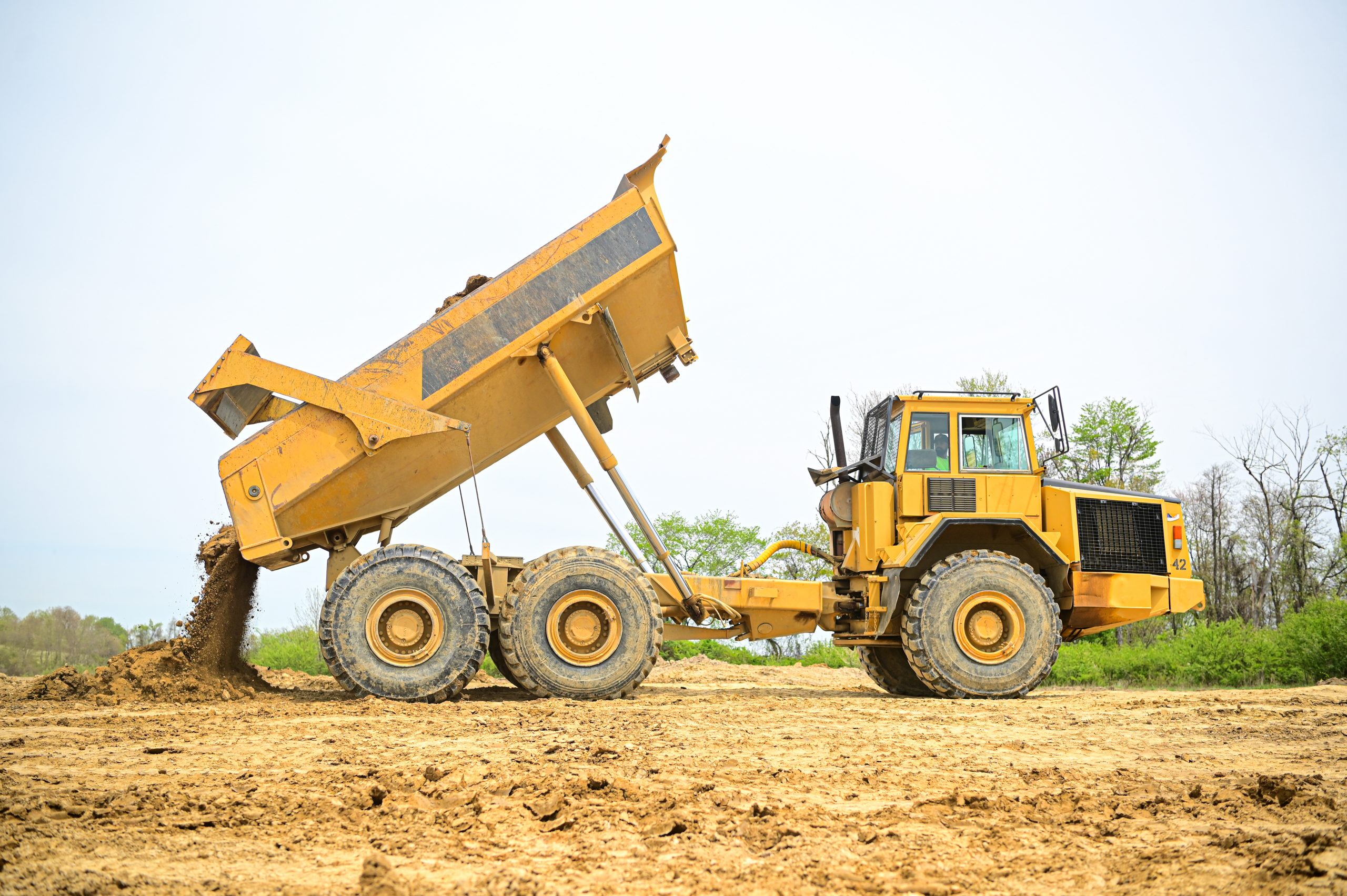 Dump truck driver training